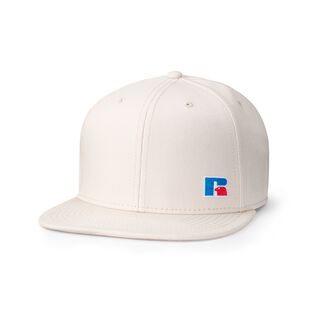 R Logo Snapback Cap (White) WHITE